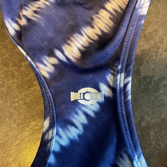 Inner Spirit Tye Dye Blue Tank Top Size L - Picture 3 of 7